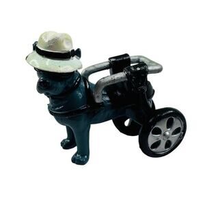 Homies Dog Pound‎ Roller Pit Figurine Miniature Pitty in Wheelchair Series 2